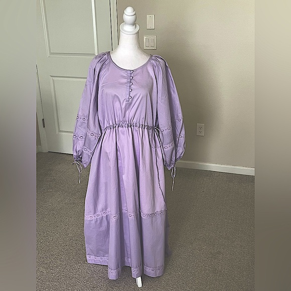 Harshman Dresses & Skirts - NWT Harshman Belle Lavender Long Sleeve Maxi Dress Size 2X and 3X